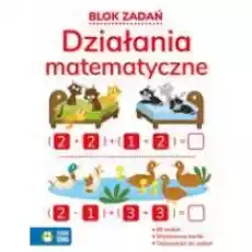 Blok zadań Działania matematyczne Książki Dla dzieci