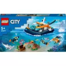 LEGO City Łódź do nurkowania badacza 60377 Dla dziecka Zabawki Klocki