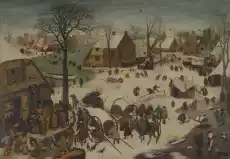 Reprodukcja The Numbering at Bethlehem Pieter Bruegel Dom i ogród Wyposażenie wnętrz Dekoracja Obrazy i plakaty