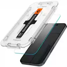 Szkło do etui Aplikator Spigen GlastR EZ Fit 1Pack do iPhone 15 Pro Max Telefony i akcesoria Akcesoria telefoniczne Folie ochronne