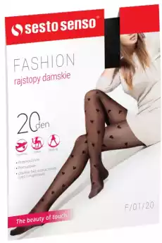 Sesto Senso Fashion 20 DEN F0120 Rajstopy damskie Odzież obuwie dodatki Bielizna damska Rajstopy