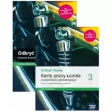 Odkryć fizykę 3 Podręcznik i karty pracy ucznia z dziennikiem laboratoryjnym Zakres podstawowy Szkoła ponadpodstawowa Książki Podręczniki i lektury