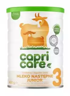 Capricare 3 Mleko następne oparte na mleku kozim 400g Dla dziecka Akcesoria dla dzieci Karmienie dziecka Kaszki mleko i dania dla dzieci