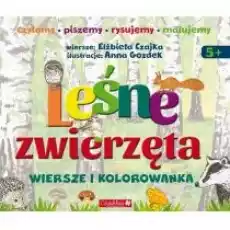 Leśne zwierzęta Wiersze i kolorowanki Książki PoezjaDramat