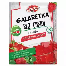 Celiko Galaretka bez cukru truskawkowa bez glutenu 14 g Artykuły Spożywcze Bakalie i suszone owoce