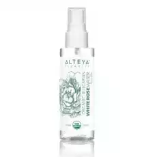 Organic White Rose Water organiczna woda z białej róży w sprayu 100ml Zdrowie i uroda Kosmetyki i akcesoria Pielęgnacja ciała Mgiełki do ciała