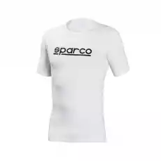 Koszulka tshirt Sparco Seamless Xcool biała Motoryzacja Sporty Motorowe Odzież Rajdowa