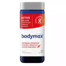 Bodymax Active suplement diety żeńszeń 60 tabletek Zdrowie i uroda Zdrowie Witaminy minerały suplementy diety