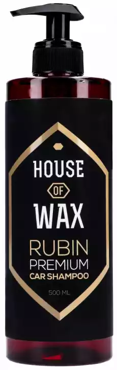 House of Wax Rubin Car Shampoo mocno skoncentrowany szampon neutralne pH 500ml Motoryzacja Pielęgnacja samochodu Pielęgnacja karoserii