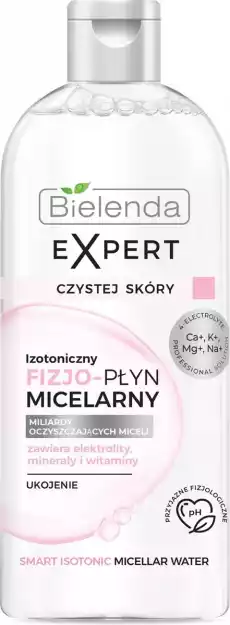 Bielenda Expert Czystej Skóry Izotoniczny Fizjopłyn Micelarny Ukojenie 400ml Zdrowie i uroda Kosmetyki i akcesoria Makijaż i demakijaż Demakijaż