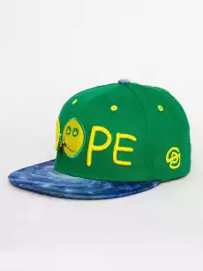 Czapka Z Daszkiem Snapback ZielonoNiebieska Royal Blue Emoji Dope Odzież obuwie dodatki Galanteria i dodatki Nakrycia głowy Czapki z daszkiem