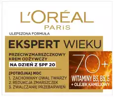 LOreal Paris Ekspert Wieku Przeciwzmarszczkowy krem odżywczy na dzień 70 50ml Zdrowie i uroda Kosmetyki i akcesoria Pielęgnacja twarzy Kremy do twarzy