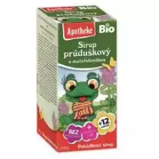 Apotheke Syrop dla dzieci z tymianku i dzikiej róży 250 g Bio Zdrowie i uroda Zdrowie Witaminy minerały suplementy diety