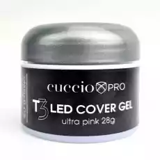 T3 LED Cover Żel Samopoziomujący Ultra Pink 28 g Zdrowie i uroda Kosmetyki i akcesoria Manicure i pedicure