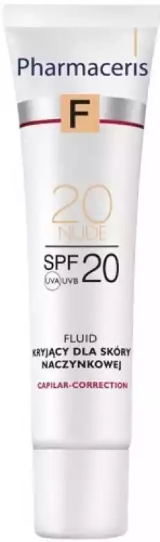 Pharmaceris F Capilar Corretion fluid SPF20 kryjący dla skóry naczynkowej nude 20 30ml Zdrowie i uroda Kosmetyki i akcesoria Pielęgnacja skóry