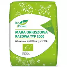 Mąka Orkiszowa Razowa Typ 2000 Bio 1 kg Bio Planet Artykuły Spożywcze