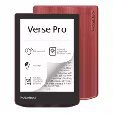 PocketBook Verse Pro 634 Czerwony Sprzęt RTV Sprzęt audio przenośny Czytniki ebook