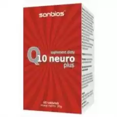 Sanbios Q10 Neuro plus suplement diety 60 tab Zdrowie i uroda Zdrowie Witaminy minerały suplementy diety