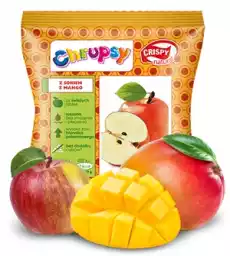 Chipsy z jabłka z sokiem z mango Crispy Natural 18g Artykuły Spożywcze Słodycze