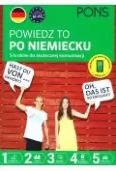 Powiedz to po niemiecku A1A2 Książki Audiobooki Nauka Języków