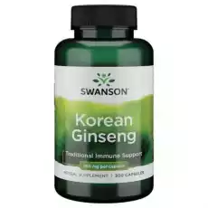 Ginseng ŻeńSzeń 250 mg 300 kaps Swanson Artykuły Spożywcze Produkty dietetyczne Suplementy