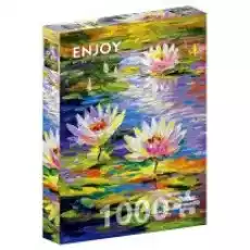 Puzzle 1000 Lilie wodne w stawie G3 Dla dziecka Zabawki Puzzle