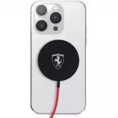 Ładowarka indukcyjna Ferrari 15W MagSafe czarna Telefony i akcesoria Akcesoria telefoniczne Ładowarki i kable