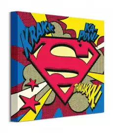 Superman Pop Art Shield obraz na płótnie Dom i ogród Wyposażenie wnętrz Dekoracja Obrazy i plakaty