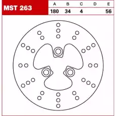 TRW Tarcza hamulcowa MST263 SUZUKI AY 50 W LC Kata Motoryzacja Sporty Motorowe Układy Hamulcowe