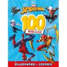 100 naklejek SpiderMan Marvel Książki Dla dzieci