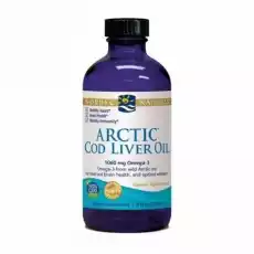 Nordic Naturals Arctic Cod Liver Oil tran olej z wątroby dorsza arktycznego 1060mg w płynie 237ml Sport i rekreacja Odżywki i suplementy