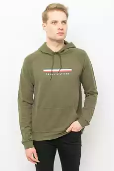 BLUZA MĘSKA TOMMY HILFIGER UM0UM02385 ZIELONA Odzież obuwie dodatki Odzież męska Bluzy męskie