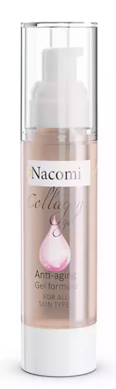 Nacomi kolagenowe serum żelowe do twarzy 50ml Zdrowie i uroda Kosmetyki i akcesoria Pielęgnacja twarzy Serum do twarzy