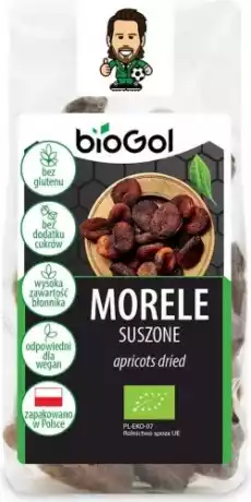 MORELE SUSZONE BEZGLUTENOWE BIO 150 g BIOGOL Artykuły Spożywcze Bakalie i suszone owoce