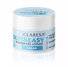 Claresa Żel budujący SOFTEASY BUILDER GEL CLEAR 90g Zdrowie i uroda Kosmetyki i akcesoria Manicure i pedicure Żele do paznokci