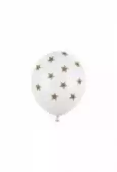 Balony Gwiazdki Pastel Pure White 30cm 50szt Prezenty Pakowanie prezentów