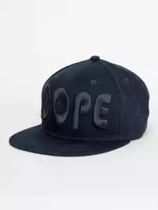 Czapka Z Daszkiem Snapback Granatowa Royal Blue Front Dope Haft Odzież obuwie dodatki Galanteria i dodatki Nakrycia głowy Czapki z daszkiem