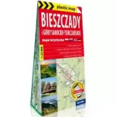 Plastic map Bieszczady i Góry SanockoTurczańskie Książki Literatura podróżnicza