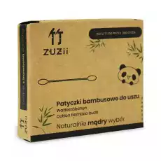 Bambusowe patyczki kosmetyczne z bawełną 100 szt Zdrowie i uroda Kosmetyki i akcesoria Pielęgnacja ciała Higiena intymna Środki higieniczne