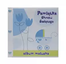 Pamiątka Chrztu Świętego Album Malucha Niebieski Dewocjonalia