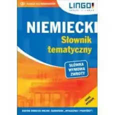 Niemiecki Słownik tematyczny Książka CD Książki Nauka jezyków