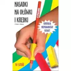 Harmonia Trójkątne nasadki na ołówki i kredki 10 szt Biuro i firma Akcesoria biurowe Artykuły papiernicze Ołówki