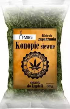 KONOPIE SIEWNE DO KĄPIELI 30 g MIRLEK Zdrowie i uroda Kosmetyki i akcesoria