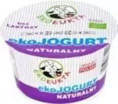 JOGURT NATURALNY BEZ LAKTOZY BIO 180 g EKO ŁUKTA Artykuły Spożywcze Nabiał