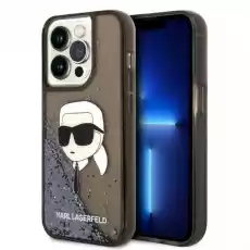 Karl Lagerfeld KLHCP14LLNKHCK iPhone 14 Pro 61 czarnyblack hardcase Glitter NFT Karl Head Telefony i akcesoria Akcesoria telefoniczne Etui