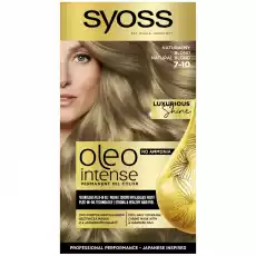 SYOSS Oleo Intense 710 Naturalny Blond Zdrowie i uroda Kosmetyki i akcesoria Pielęgnacja i stylizacja włosów Farby i szampony koloryzujące