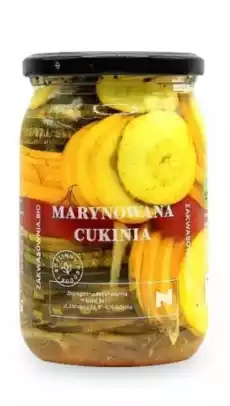 CUKINIA MARYNOWANA W ZALEWIE CURRY 600 ml ZAKWASOWNIA Artykuły Spożywcze Przetwory