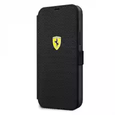 Ferrari FESPEFLBKP12LBK iPhone 12 Pro Max 67 czarnyblack book On Track Perforated Telefony i akcesoria Akcesoria telefoniczne Etui