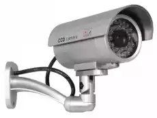 CEE Atrapa kamery IR9000 S IR LED srebrna Biuro i firma Monitoring