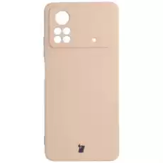 Etui Bizon Case Silicone do Xiaomi Poco X4 Pro 5G jasnoróżowe Telefony i akcesoria Akcesoria telefoniczne Etui